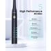 oraimo Electric Toothbrush for Adults - Rechargeable Sonic Power Toothbrush with 8 Dupont Brush Heads and Holder | 5 Modes, Smart Timer, Fast Charge | ET1C - Buy Online on GoSupps.com