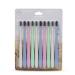 SUICRA Toothbrushes 10 Pcs/Set Portable Travel Toothbrush Soft Charcoal Stick Handle Oral Care Family Set Toothbrush