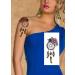 Indian Dream Catcher Feather Mermaid Half Arm Sleeve Waterproof Temporary Tattoos - 15 Sheets for Girls, Women, Quinceanera, Masquerade - Buy Online on GoSupps.com