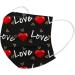 Disposable Face Bandana Valentine's Day Face Bandana Heart Shaped Design 3Ply Breathable Anti-Dust Facial Pro-tection 20PCS 1117-1 - Buy Online on GoSupps.com
