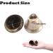 Vintage Bronze Jingle Bells 35Pcs - Christmas Tree Ornaments & Dog Doorbell - Wind Chimes Making Crafts - Buy Online on GoSupps.com