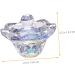 Healeved Nail Art Crystal Cup Nail Manicure Tools Professional Nail Dish Dappen Dish Glass Clear Cup Nail Liquid Cup Colored Glass Stained Glass Diamond Decor Glass Mixing Dish Powder Major - Buy Online on GoSupps.com