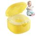 JPSDOWS pacifier holder etui |Schnuller-Clips-Box-universal portable stylish pacifier bag cover pacifier container storage for pacifier accessories yellow