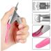 PSGS 1PC Professional Nail Art Clipper Scissor UV Gel Stainless Cuticle Nipper Cutter Manicure One Word Clippers Manicure Tool (Color : Random Color) - Buy Online on GoSupps.com