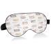 WELLDAY Sleep Mask Cat Faces Night Eye Shade Cover Soft Comfort Blindfold Blockout Light Adjustable Strap for Men Women