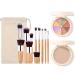 Professional Makeup Cream Contour Palette MKNZOME 8 Colours Concearler Full Coverage & Makeup Brush Set Contour Concearler Palette Contouring Face Make Up Gift for Women Girls #1