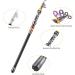 Fishoaky Teleskoprute - Carbon Fiber Fishing Rod for Salt & Freshwater | Versatile for Children & Adults - Boat Surf Lake Ocean - Buy Online on GoSupps.com