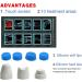 Klufo Portable Shock Wave Therapy Device - Professional ED Pain Relief Massager with 9 Massage Heads | Extracorporeal Therapy for Optimal Results - Buy Online on GoSupps.com
