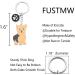 Ensianth Dog Keychain | Perfect Gifts for Dog Lovers | Puppy Paw Print Keyring for Dog Owners - Buy Online on GoSupps.com