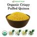Organic Crispy Puffed Quinoa - Made in USA - Healthy Ancient Grain for Snacks, Soup, Cereal & Salad - 1 lb - Vegan, Gluten Free, Non GMO, Kosher - Buy Online on GoSupps.com