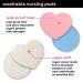 Super Soft Bamboobies Nursing Pads - Reusable & Washable Breast Pads for Breastfeeding - Milk Proof Bamboo Rayon Liner - Blue, 4 Pairs - Perfect Baby Shower Gifts - Buy Online on GoSupps.com