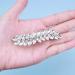 Yheakne Crystal Wedding Hair Clip Barrette Silver Rhinestone Hair Barrette Bling Bridal Headpieces Decorative Head Clip Headwear Crystal Hair Clip Shine Cz Bride Hair Accessories for Women(Silver) - Buy Online on GoSupps.com