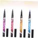 Beaupretty 3Pcs Eyeliner Pen Liquid Eyeliner For Women Colorful Eyeliner Pencil Long Lasting Makeup Size 1x3pcs as shown x 3pcs - Buy Online on GoSupps.com