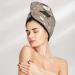 Quick-Dry Hair Towel Wrap with Button - Chicken Design Perfect for Effortless Hair Drying | International Shipping Available - Buy Online on GoSupps.com
