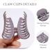 10 PCS Large Hair Claw Clips for Women - Strong Hold Matte Banana Clips for Thick & Thin Hair - 4.1 Inches Rectangle Barrettes - Buy Online on GoSupps.com