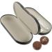 Buy Homsfou Double Purpose Glasses Case - Stylish Wood Grain Travel Case for Glasses & Contacts | Durable & Versatile - Buy Online on GoSupps.com