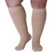Shenxiaoming compression stockings oversize calf compression stockings soothing comfortable comfortable graded support knee-high stockings collection for nurses seniors flights