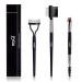 MSQ Eyebrow Brush Eyelash Separator Brow Comb & Lash Spoolie Professional Eye Makeup Tools (3 Pieces Set)