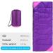 Camping Sleeping Bag for Adults & Kids | Cold & Warm Weather | Lightweight & Waterproof | Purple - Ideal for Camping, Travel & Outdoors - Buy Online on GoSupps.com