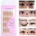 Eyelid Tape For Hooded Eyes Lifter 72 Pairs Invisible Double Eyelid Tape Adhesive Makeup Sets Double Eyelid Tape Double Sided Eyelid Sticker Makeup Tool (Half Round Shape) - Buy Online on GoSupps.com