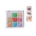 HADAVAKA Glitter Eyeshadow Palette Neon Eye Shadow Makeup 9 Color Eye Shadow Palettes For Stunning Palette Eye Glitter Makeup Glitter Shimmer Eye Make-up For Eyes Face Lips Body (01#)