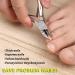 BEZOX Portable Nail Clipper - Surgical Stainless Steel Toenail Clippers for Thick Nails - Buy Online on GoSupps.com