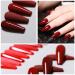 Vishine Gel Nail Polish Starter Kit - 48W LED Lamp Base & Top Coat 4 Red Shades | Perfect Nail Art - Buy Online on GoSupps.com