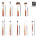 La Rosa Flat Shading Brush #7551 - Premium Makeup Brush for Flawless Application | International Shipping Available - Buy Online on GoSupps.com