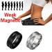 Magnetic Field Therapy Rings for Detox & Weight Loss | Elegant Lymphatic Drainage Magnet Rings for Men & Women - 14 Silver - Buy Online on GoSupps.com