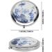 Lurrose 7CM Lotus Flower Metal Mirror - Compact Pocket Makeup Mirror for Women and Girls - Buy Online on GoSupps.com