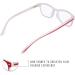Buy Chic Red Nerd Blue Light Glasses for Women | Oversize Magnifying Reading Glasses 1.0x - Perfect for All Face Shapes - Buy Online on GoSupps.com