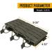 Idogear Molle Magazine Bag | Triple Tactical Magazine Pockets for M4 M14 M16 AR-15 5.56mm - Ranger Green - Buy Online on GoSupps.com