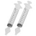 Nasal Irrigator 10ml Professional Syringe Baby Nasal Irrigator Portable Nose Cleaner Rinsing Device Sinus Rinse System Nose Cleaner Quick Rinse Device for Infant (2 10ml)