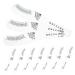 Balacoo 10pcs Eyelash Measuring Tool Lash Measure Lash Extension Measuring Tool Lash Huggers Lashes Ruler Lash Tech Must Haves Eyelash Ruler Lash Tool Curly Eyelashes Plastic 15.00X2.50X0.10CM