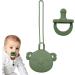 Intoximt Pacifier Wrap Holder | Safe Silicone Pacifier Cover Set for Babies | Essential Baby Accessories for Travel Shopping Picnic & Camping - Buy Online on GoSupps.com
