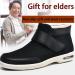 Women's Edema Shoes - Wide Fit Slip-On Sneakers for Diabetics & Swollen Feet Lightweight & Breathable - Size 12 Black - Buy Online on GoSupps.com