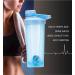 Bouteille de la prot ine Shaker bouteille d'eau de sport de sport tasses de m langeur de smoothie BPA gratuit couvercle bascule avec bouteille de m lange de poudre de boule de m lange pui 0.5L Blue - Buy Online on GoSupps.com