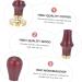 Didiseaon 3 Pcs Dispensing Plate Tool Sealing Wax Stamper Wax Seal Stamp Eyeshadow Stamper Copper Copper Head 1 count (Pack of 1) Brownx3pcs - Buy Online on GoSupps.com