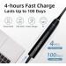 Hanasco Sonic Electric Toothbrush Rechargeable for Adults | 4 Modes, 2 Mins Timer, 8 Brush Heads | Whitening Clean, Soft Bristles | 38,000 VPM | Black - Buy Online on GoSupps.com