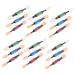 MUSISALY 30pcs Brush Head Latex Makeup Sponge Brush Makeup Brush Rod Aluminum