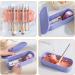 Beavorty Box Makeup Brush Storage Box Women Makeup Brush Cleaner Makeup Brush Storage Holder Makeup Brush Drying Holder Women Makeup Tools Cleaner Miss Pp The Brush Purple Filter Artifact - Buy Online on GoSupps.com