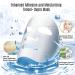 Leaders Mediu Amino Brightening Facial Sheet Mask - Vitamin C & Lotus Extract for Acne Scars Hyperpigmentation & Dark Spots - 10 Count - Buy Online on GoSupps.com