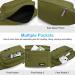 Retee Bellbag Waterproof Hip Pocket - 5 Pocket Breast Bag for Men & Women | Ideal for Outdoor Travel & Hiking (A-Green) - Buy Online on GoSupps.com
