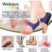 Welnove 2PCS Heel Protectors - Heel Sleeves Cushion for Plantar Fasciitis, Heel Spur, Tendinitis, Cracked Heels - Buy Online on GoSupps.com