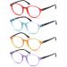Modfans 4er Set Reading Glasses for Men & Women | High-Quality Fashion Comfortable +1.75 Mixed Colors - Red Yellow Purple Blue - Buy Online on GoSupps.com