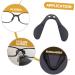 Healeved 6 pc U-Shaped Screw Nose Pads for Sunglasses & Glasses - Universal Silicone Saddle Set for Comfort & Stability - Buy Online on GoSupps.com