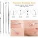 Pimple Popper Tool Kit - UUBAAR 9 PCS Blackhead & Whitehead Remover Tools | Professional Acne Extraction Kit for Facial Nose - Buy Online on GoSupps.com