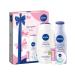 Nivea Be Happy gift set pampering beauty set with moisturizing care products care set with shower gel body lotion and more single