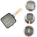 HOMSFOU Frying Pan Portable Cooker Outdoor Griddle Stainless Steel Roasting Pan Non Stick Omelette Pan Mini Tamagoyaki Egg Pan Non-Stick Cookware Camping Non-Stick Pan Outdoor Cooking Pot - Buy Online on GoSupps.com