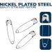 250 Pack Luxurecourt Safety Pins - Assorted Sizes, Durable Silver Steel, Rust-Resistant - Clothes Sewing Arts & Craft - Buy Online on GoSupps.com